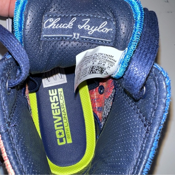 Converse Chuck Taylor All-Star II Medieval Blue High Tops Mountains/Sunrise - Picture 9 of 16